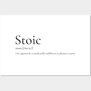 Stoic Definition Posters and Art